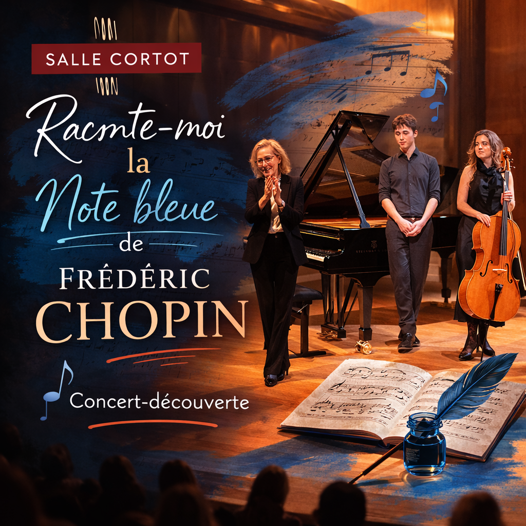 Concert Salle Cortot – Raconte-moi la note bleue de Frédéric Chopin